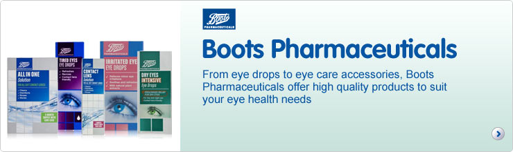 From eye drops to eye care accessories, Boots Pharmaceuticals offers high quality products to suit your eye health needs